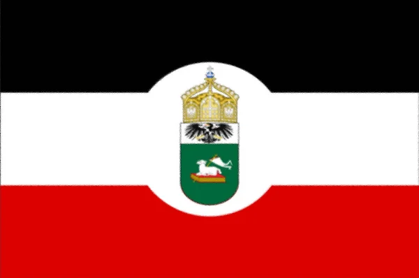 Tysk Västindiska Flagga — Stockfoto