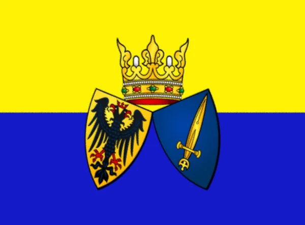 Флаг Города Эссен Германия — стоковое фото