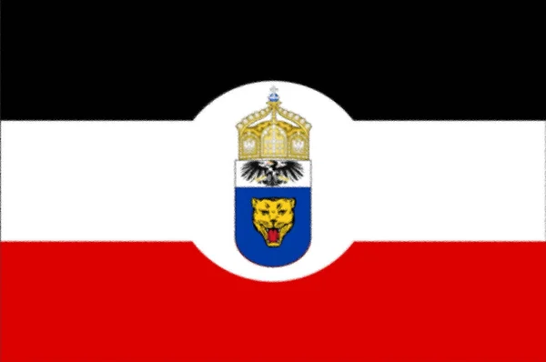 Flaga Konga Niemieckiego — Zdjęcie stockowe