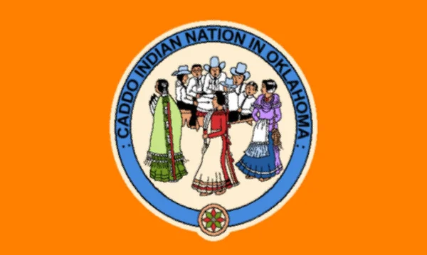Vlajka Caddo Nation Oklahoma Usa — Stock fotografie