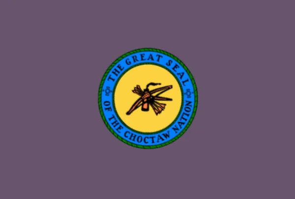 Zászló Choctaw Nation Oklahoma Usa — Stock Fotó