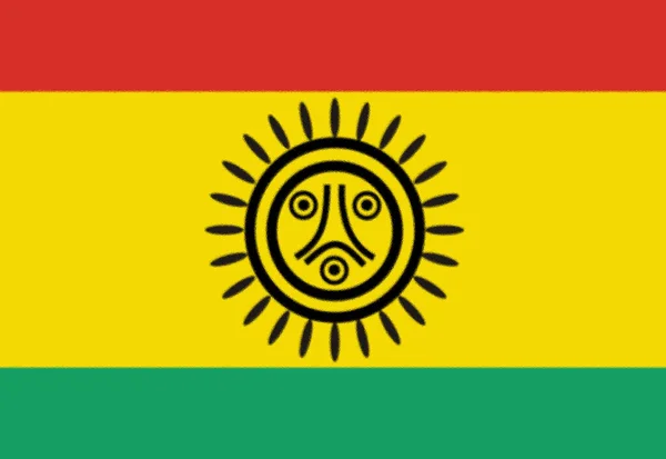 Flagga För Jatibonicu Tano Tribal Nation Borikn Usa — Stockfoto