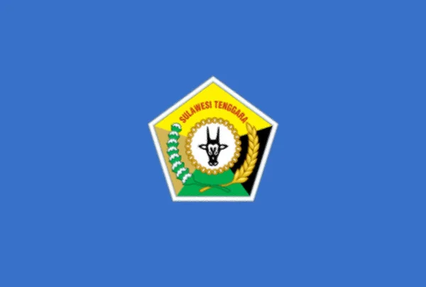 Флаг Юго Восточного Сулавеси — стоковое фото