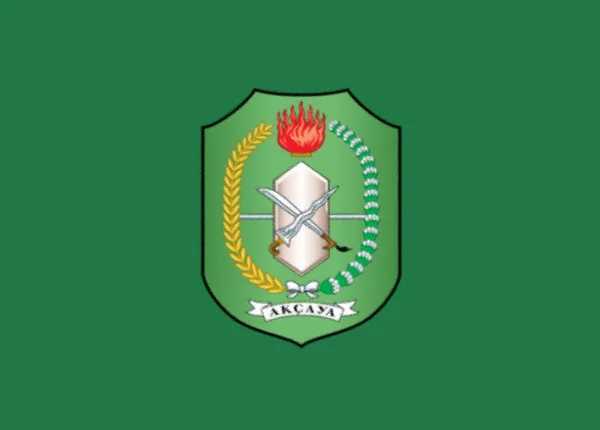 Zászló West Kalimantan Indonesia — Stock Fotó