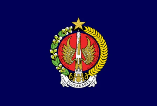 Flaga Yogyakarta Indonezja — Zdjęcie stockowe