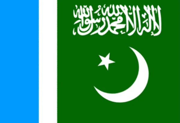 Σημαία Jamaat Islami Πακιστάν — Φωτογραφία Αρχείου