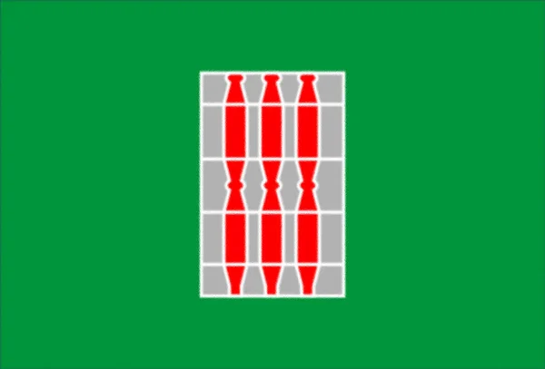 意大利Umbria地区的国旗 — 图库照片