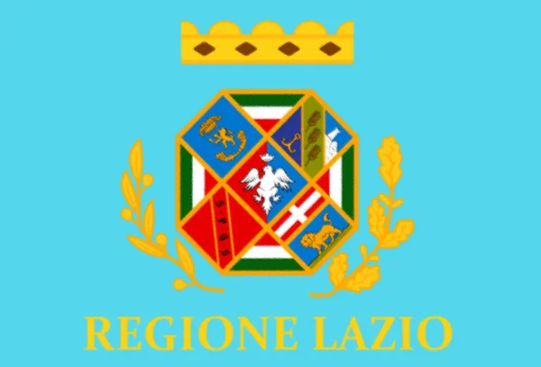 ラツィオ地域 イタリアの旗 — ストック写真