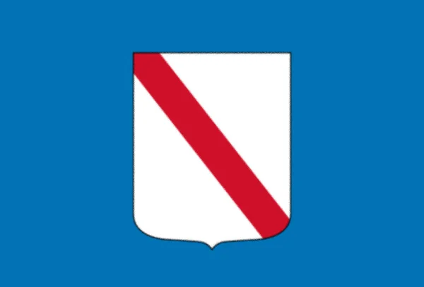 Bandeira Região Campânia Itlay — Fotografia de Stock