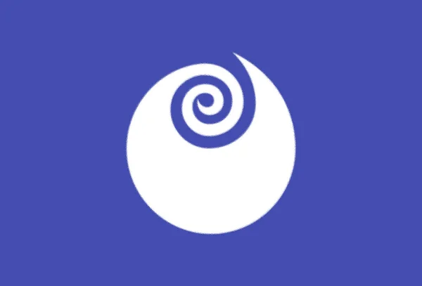 Flag Ibaraki Prefecture Japan — Stock Photo, Image