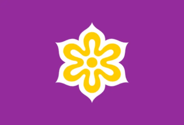 Bandera Prefectura Kyoto Japón —  Fotos de Stock