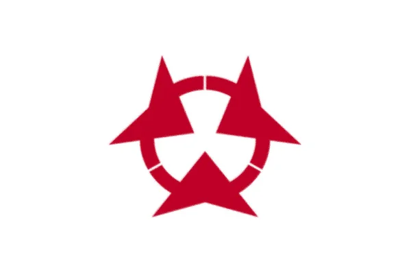 Bandeira Prefeitura Oita Japão — Fotografia de Stock