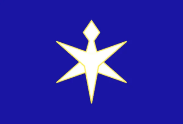 Vlajka Chiba Prefektura Japonsko — Stock fotografie
