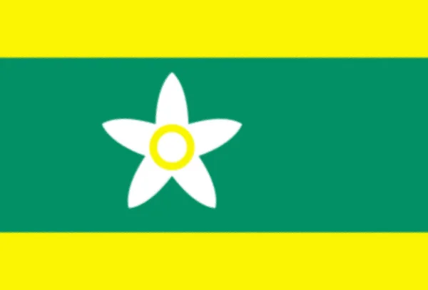 Флаг Префектуры Эхиме — стоковое фото