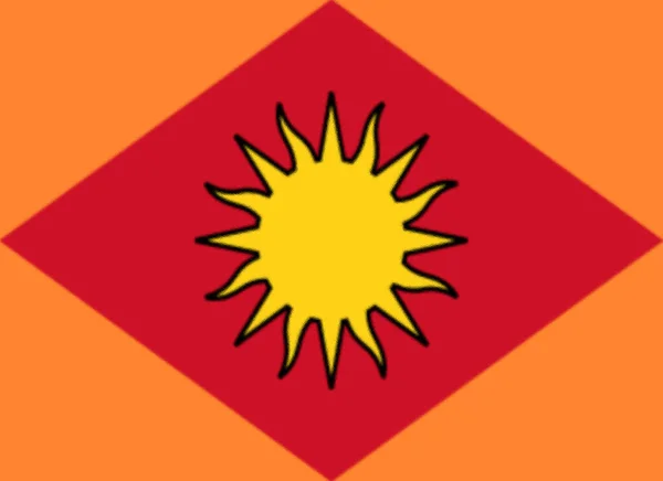 Bandera Del Reino Sina — Foto de Stock