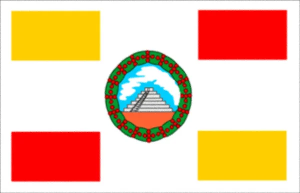 Bandeira Departamento Huehuetenango Guatemala — Fotografia de Stock