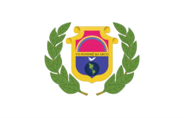 Flaga Departamentu Alta Verapaz Gwatemala — Zdjęcie stockowe