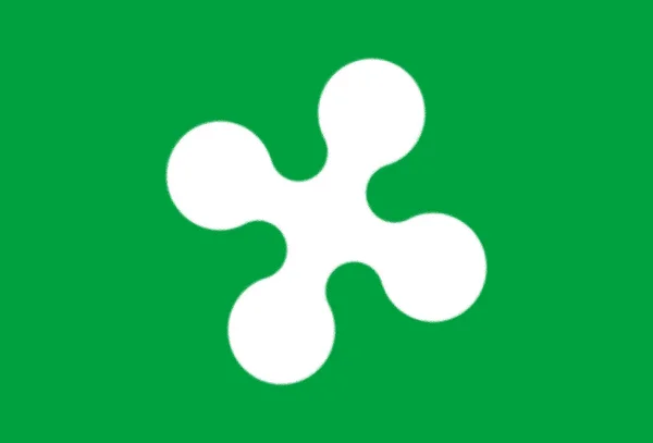 Flagge Der Lombardei Italien — Stockfoto