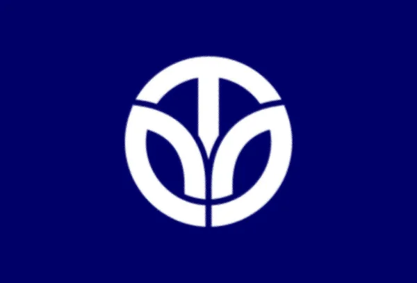 Bandeira Prefeitura Fukui Japão — Fotografia de Stock