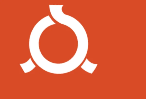 Vlajka Prefektury Fukušima Japonsko — Stock fotografie