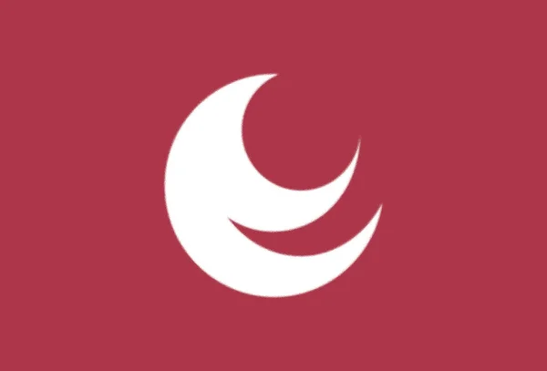 Flagge Der Präfektur Hiroshima Ken Japan — Stockfoto