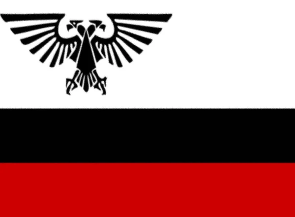 Σημαία Της Ελεύθερης Αυτοκρατορικής Δημοκρατίας Του Νοτίου Ημισφαιρίου — Φωτογραφία Αρχείου