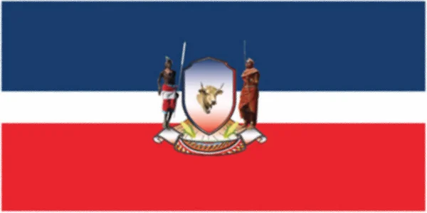 Vlajka Okresu Samburu Keňa — Stock fotografie