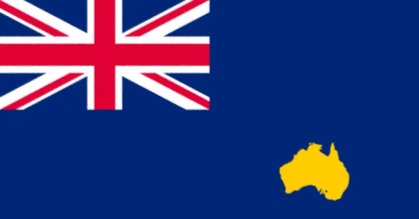 Bandeira Bumbunga Austrália — Fotografia de Stock