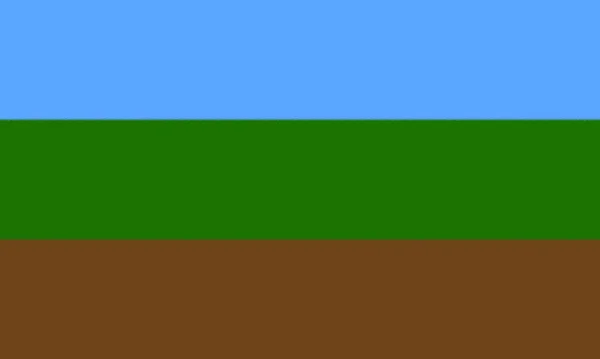Flagge Der Insel Redonda — Stockfoto