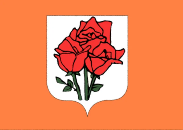 Σημαία Του Νησιού Rose — Φωτογραφία Αρχείου