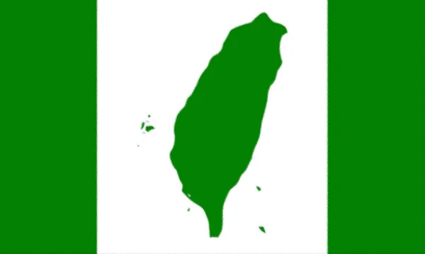 Bandeira Taiwan Ásia — Fotografia de Stock
