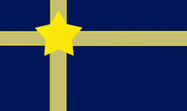Flagge Für Die Mikronation Von Eastartica — Stockfoto