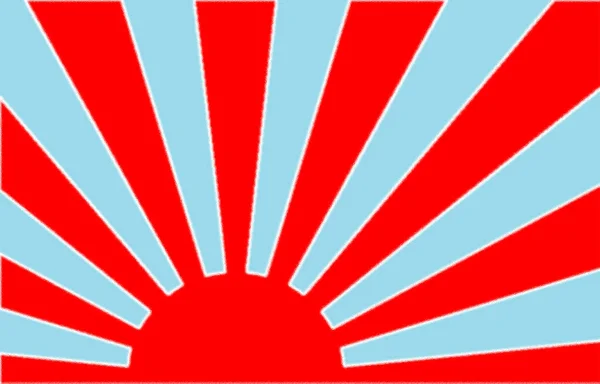 Державний Прапор Мікронації Кіберпросторова Імперія — стокове фото