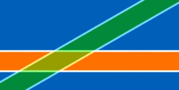 Oficiální Vlajka Mikronace Království Žhavláv — Stock fotografie