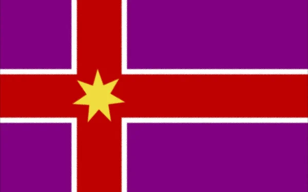 Flagge Der Mikronation Von Pennylvnd — Stockfoto