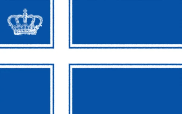 Флаг Микронации Westarctica Расположенный Земле Мари Берд Антарктическом Континенте — стоковое фото