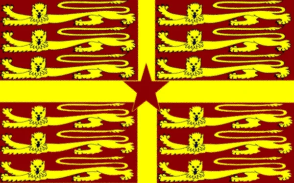 Flag Micronation Sovereign Republic Three Colonies — Stock Photo, Image