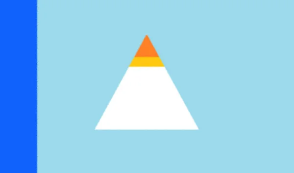 Offizielle Flagge Des Königreichs Andala — Stockfoto