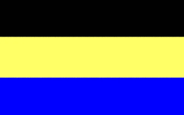 Eeckenrode公国的缩微化国旗 — 图库照片