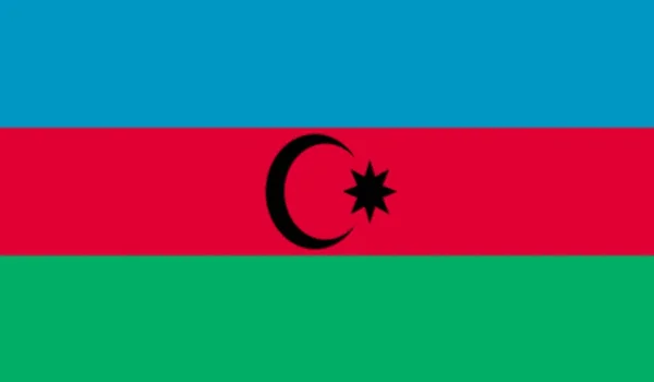 Флаг Иранского Азербайджана — стоковое фото
