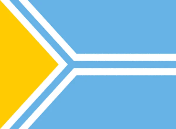 图瓦人的旗帜 — 图库照片