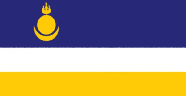 ブリヤート族の旗 — ストック写真