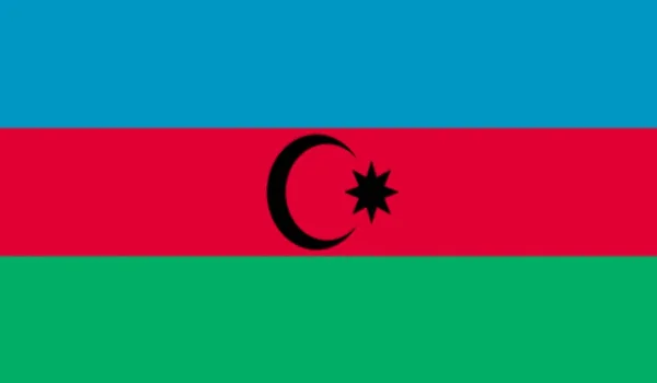 Vlag Van Het Iraanse Azerbeidzjaanse Volk — Stockfoto