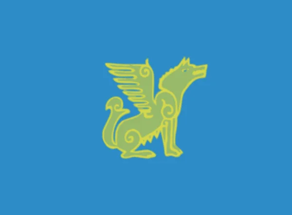 Flaga Ludu Nogai — Zdjęcie stockowe