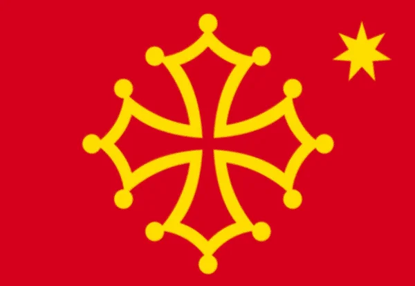 Occitan Halkının Bayrağı — Stok fotoğraf