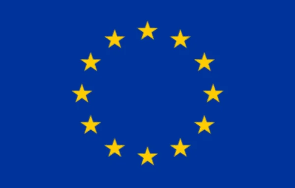 Európa Tanács Európai Unió Zászlaja — Stock Fotó