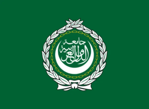 Bandeira Liga Dos Estados Árabes — Fotografia de Stock