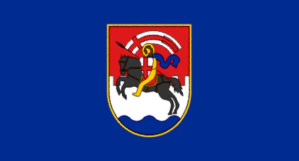 Флаг Задара Хорватия — стоковое фото