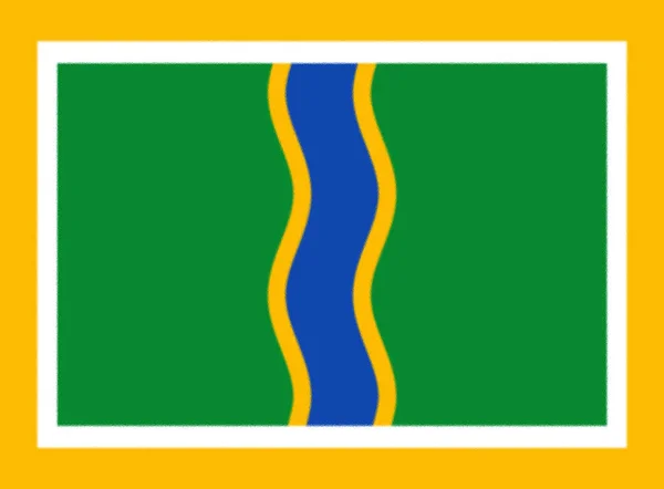 Flaga Miasta Andorra Vella — Zdjęcie stockowe