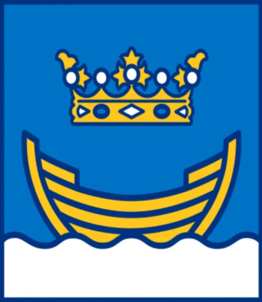 Flaga Helsinek Finlandia — Zdjęcie stockowe
